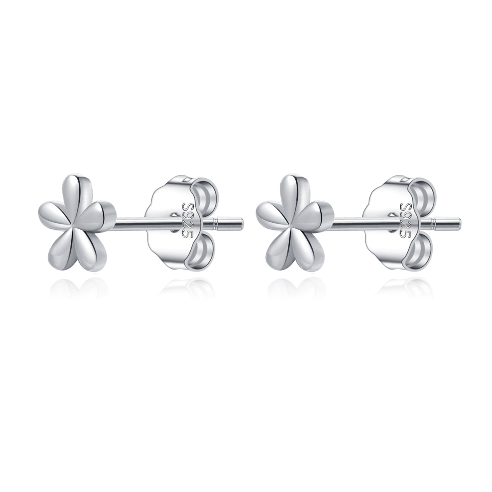Reffeer Solid 925 Sterling Silver Daisy Stud Earrings Flower for Women Teen Girls Tiny Flower Stud Earrings Spring