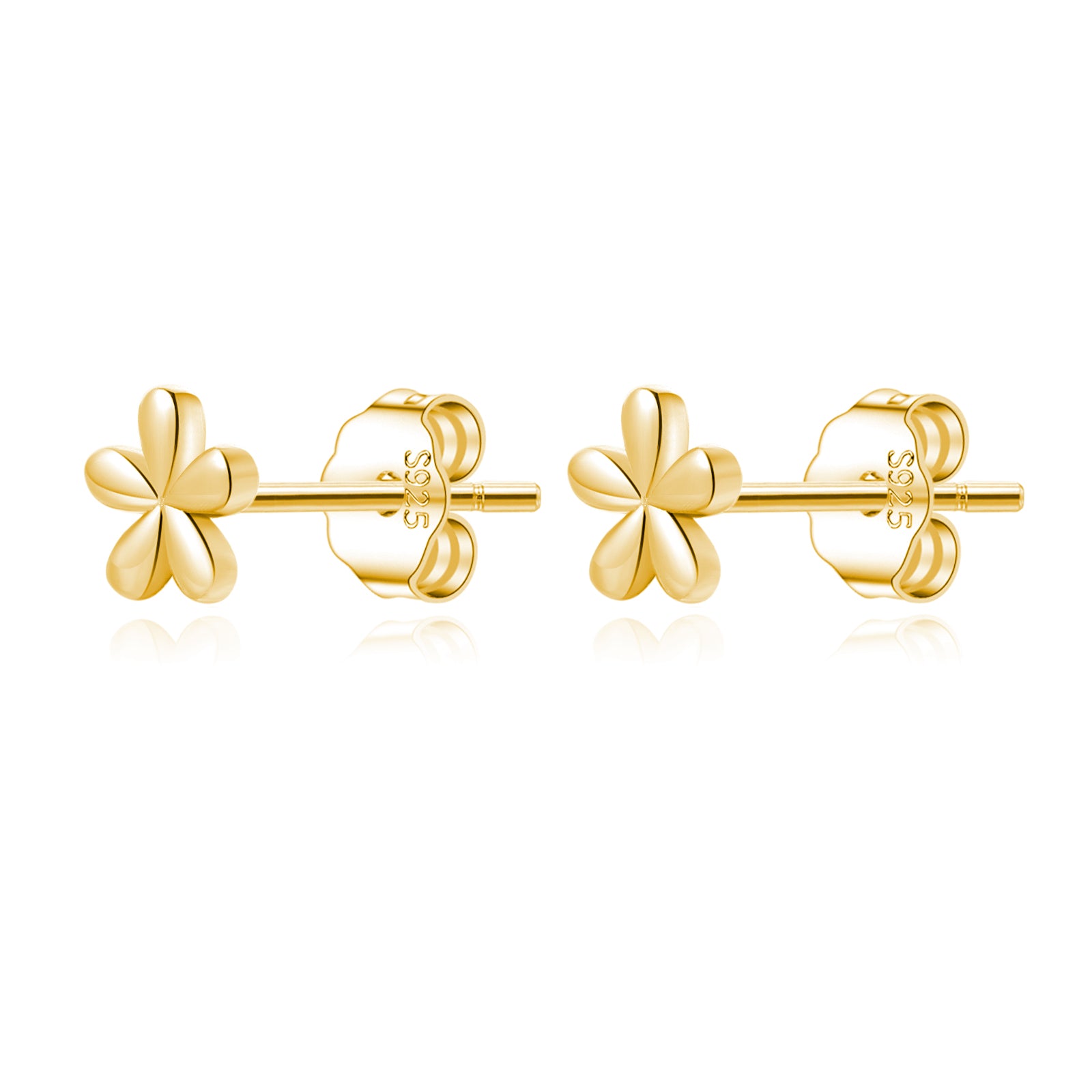 Reffeer Solid 925 Sterling Silver Daisy Stud Earrings Flower for Women Teen Girls Tiny Flower Stud Earrings Spring