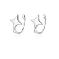 Reffeer Solid 925 Sterling Silver Star Cuff Earrings Cartilage Wraps for Women Teens Helix Earrings Star Clip On Earrings No Piercing